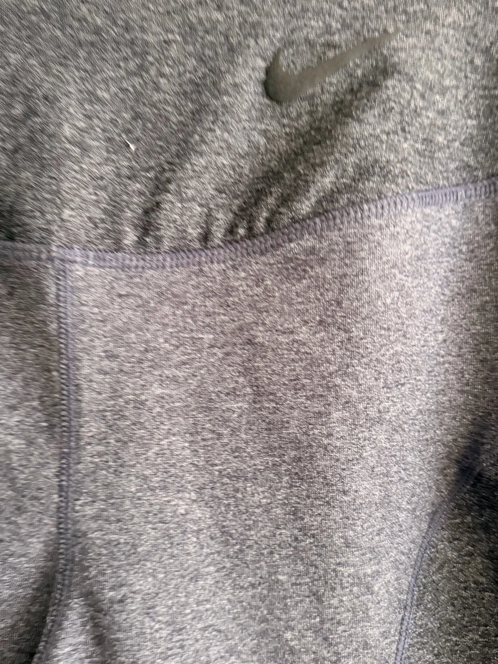 Nike Dri-FIT Purple and Gray Performance Top Leggings